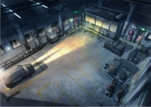 décor Walter – décor supermarché sortie de secours – Isabelle Delbecq