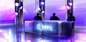 décor Access – dessin plateau TV principal – Isabelle Delbecq