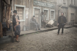 décor Access – décor cow-boy humour sketch – Isabelle Delbecq