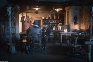 décor Access – intérieur nuit terrasse saloon western – Isabelle Delbecq