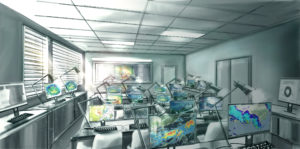 décor Access – dessin décor – Isabelle Delbecq