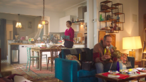 décor Virtual Past – salon familial contemporain – Isabelle Delbecq