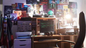 décor Virtual Past – chambre adolescent – Isabelle Delbecq