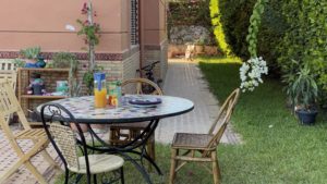 décor La Traversée – terrasse maison maroc– Isabelle Delbecq