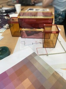 décor L’Infiltrée – construction studio – Isabelle Delbecq