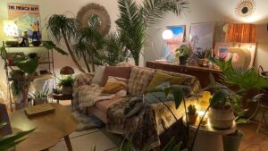 décor Deliveroo Koh Lanta – accessoires salon esprit Koh Lanta – Isabelle Delbecq