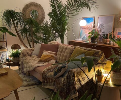 décor Deliveroo Koh Lanta – accessoires salon esprit Koh Lanta – Isabelle Delbecq