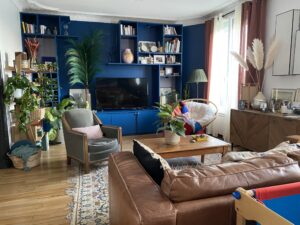 décor Le Nounou – salon familial – Isabelle Delbecq