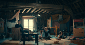 décor Le Nounou –grenier chateau – Isabelle Delbecq