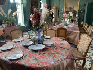 décor Le Nounou – salle à manger chateau – Isabelle Delbecq