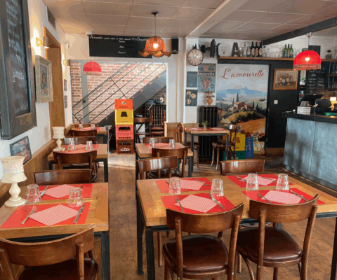 décor Challenger – Restau – Isabelle Delbecq